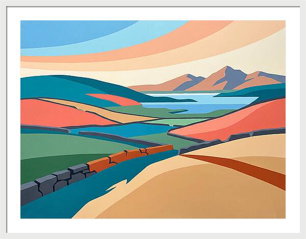 Vibrant Irish Landscape