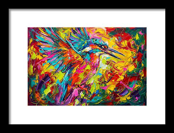 Vibrant Kingfisher In Motion