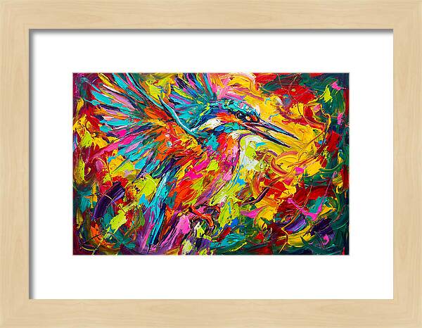 Vibrant Kingfisher In Motion