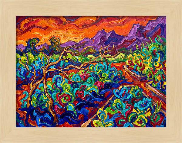 Vibrant Kitchen Garden Landscape