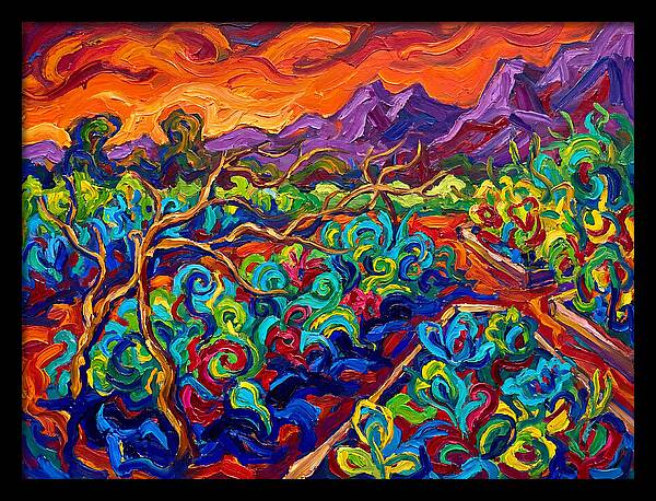 Vibrant Kitchen Garden Landscape