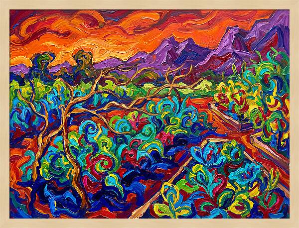 Vibrant Kitchen Garden Landscape
