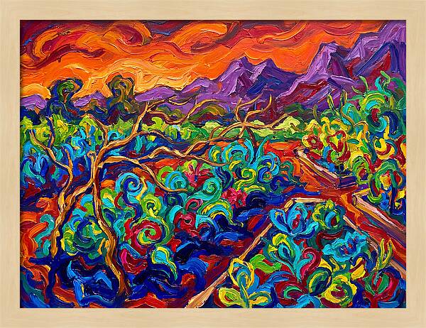Vibrant Kitchen Garden Landscape