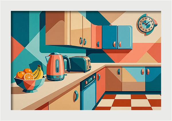 Vibrant Kitchen Scene