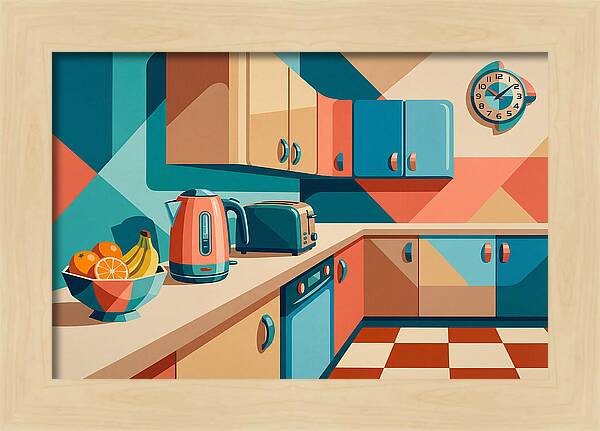 Vibrant Kitchen Scene
