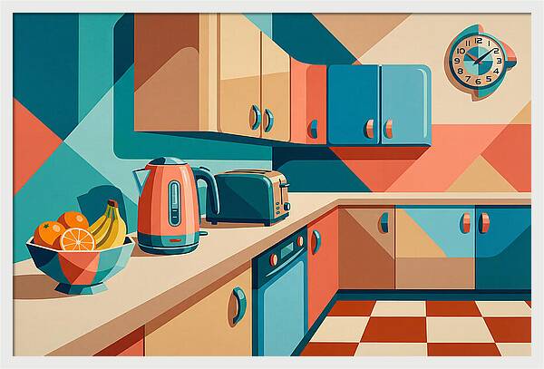 Vibrant Kitchen Scene