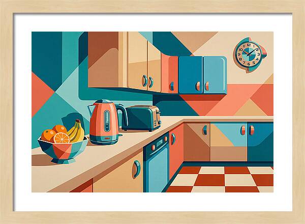 Vibrant Kitchen Scene