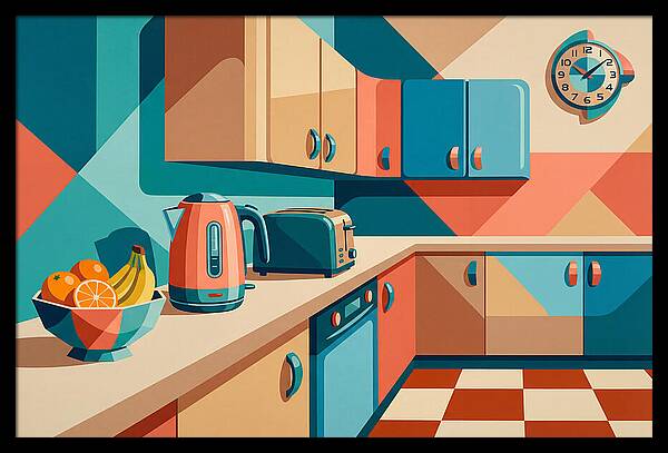 Vibrant Kitchen Scene