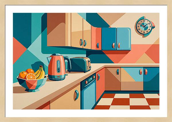 Vibrant Kitchen Scene