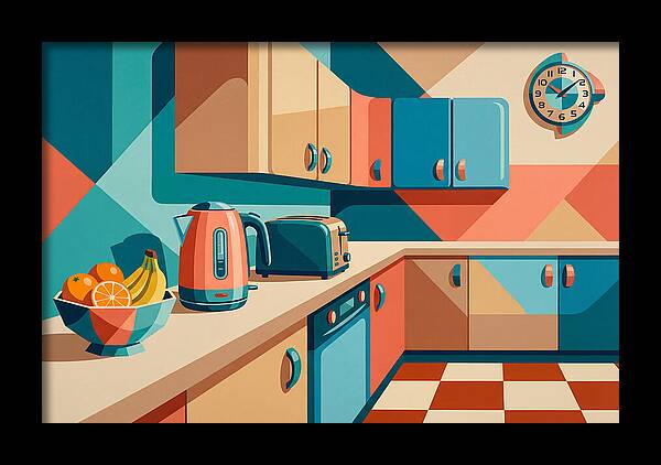Vibrant Kitchen Scene