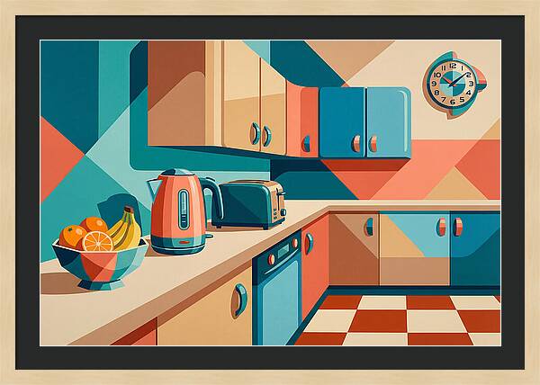 Vibrant Kitchen Scene