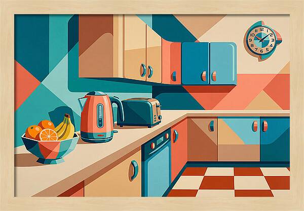 Vibrant Kitchen Scene