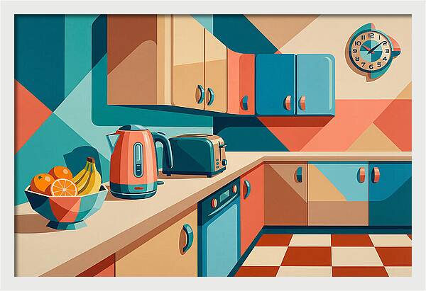 Vibrant Kitchen Scene