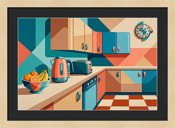 Vibrant Kitchen Scene