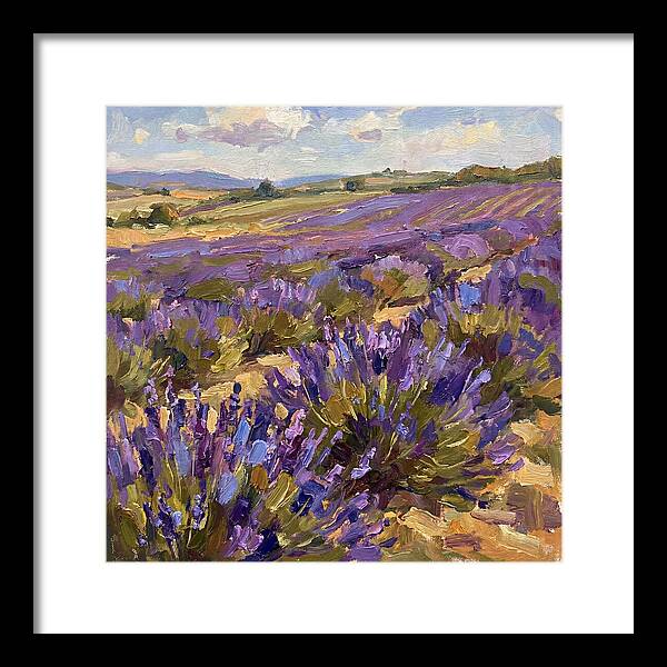 Vibrant Lavender Landscape 4936