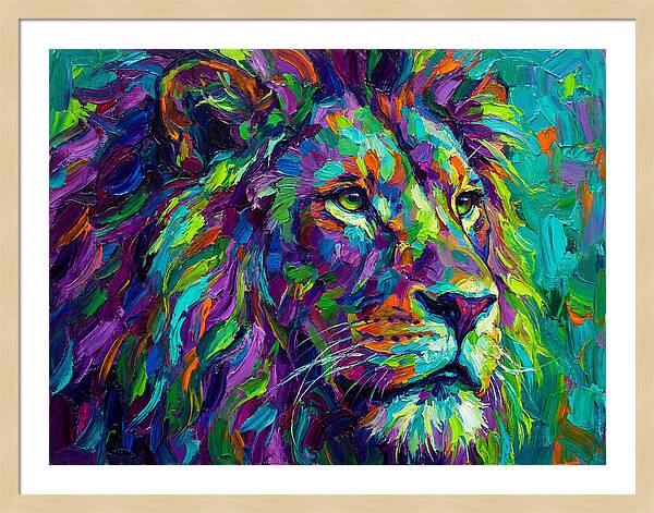 Vibrant Lion Majesty