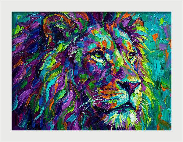 Vibrant Lion Majesty
