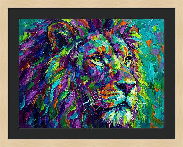 Vibrant Lion Majesty