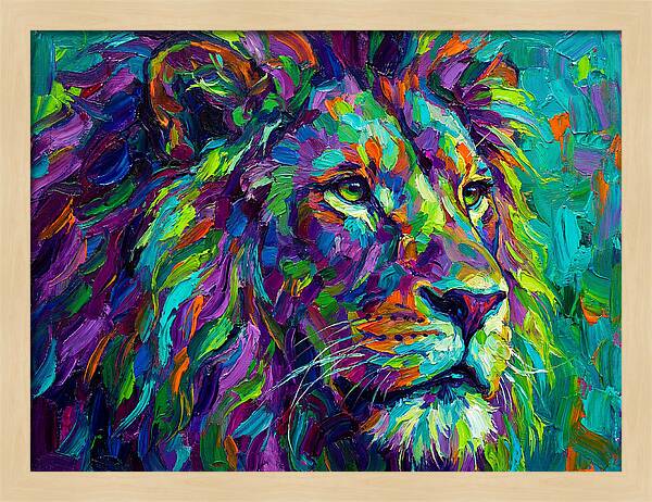 Vibrant Lion Majesty