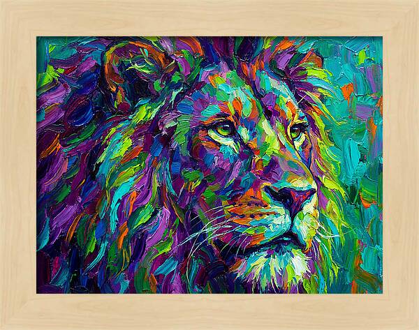 Vibrant Lion Majesty