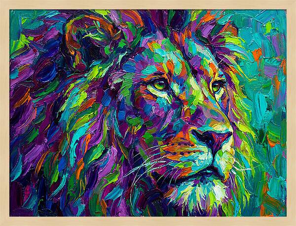 Vibrant Lion Majesty