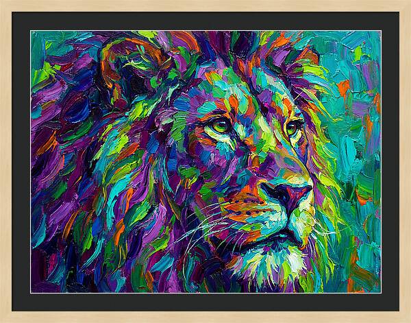 Vibrant Lion Majesty