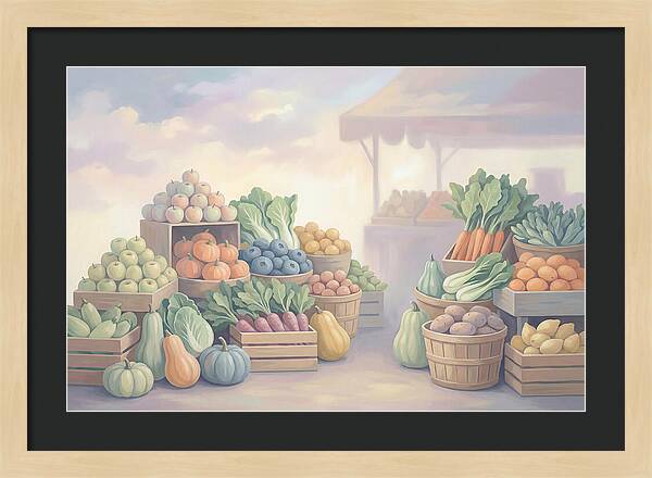 Vibrant Market Bounty