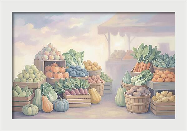 Vibrant Market Bounty