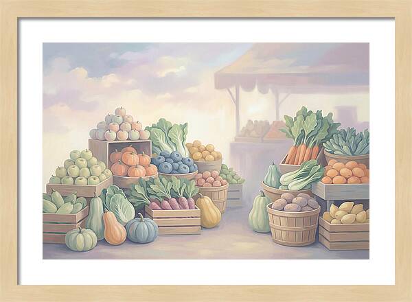 Vibrant Market Bounty