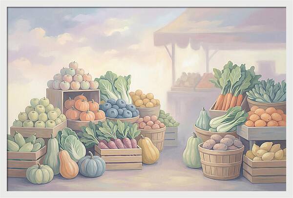 Vibrant Market Bounty