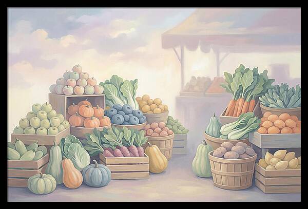 Vibrant Market Bounty