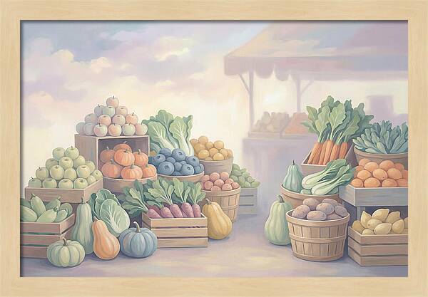 Vibrant Market Bounty