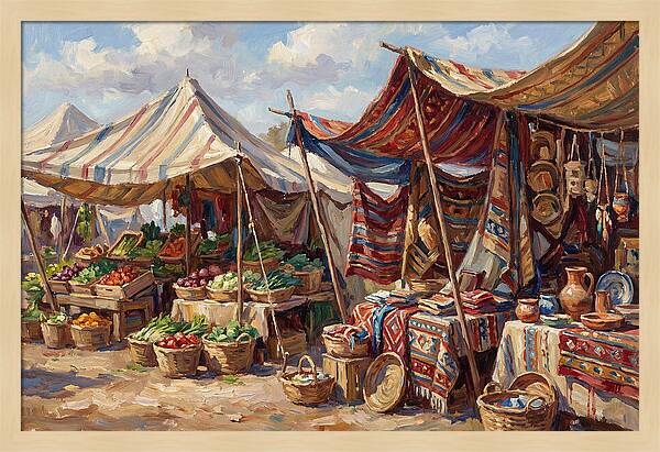 Vibrant Market Day Experience