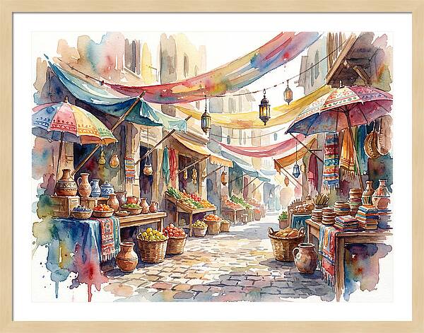 Vibrant Market Life