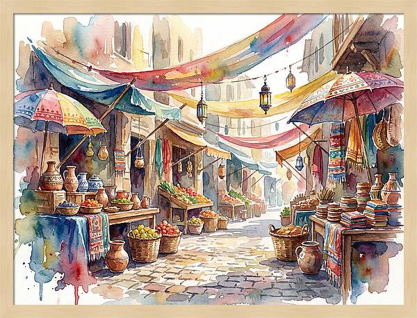 Vibrant Market Life