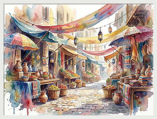 Vibrant Market Life