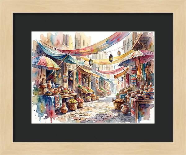 Vibrant Market Life