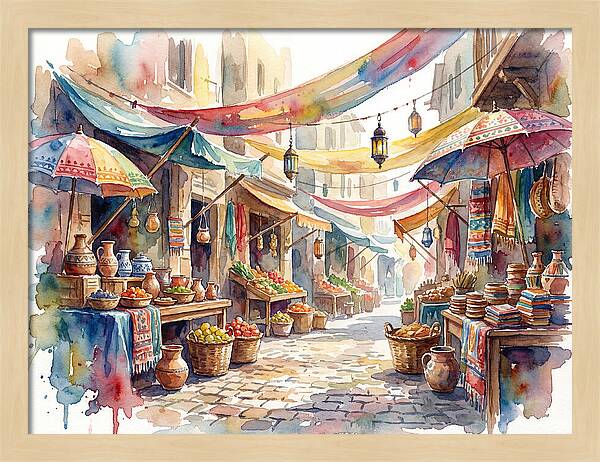 Vibrant Market Life