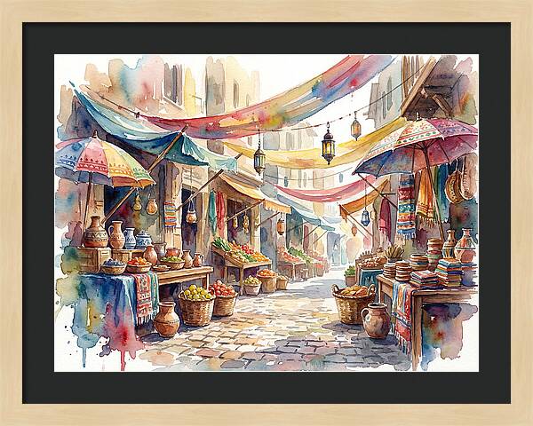 Vibrant Market Life