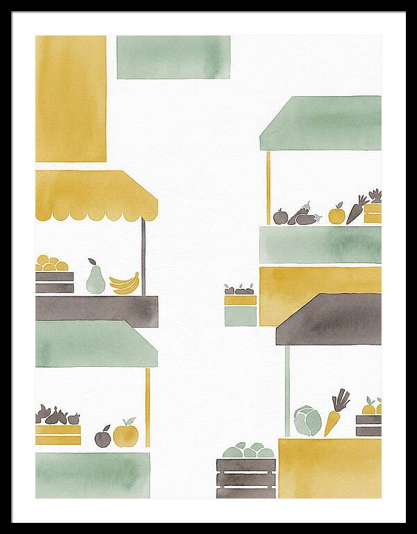 Vibrant Market Scene