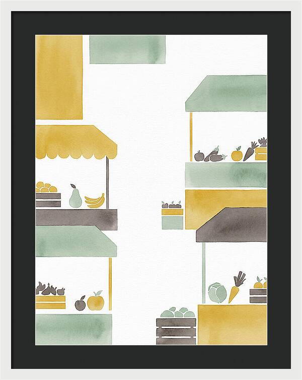 Vibrant Market Scene