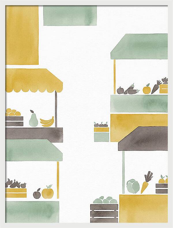 Vibrant Market Scene