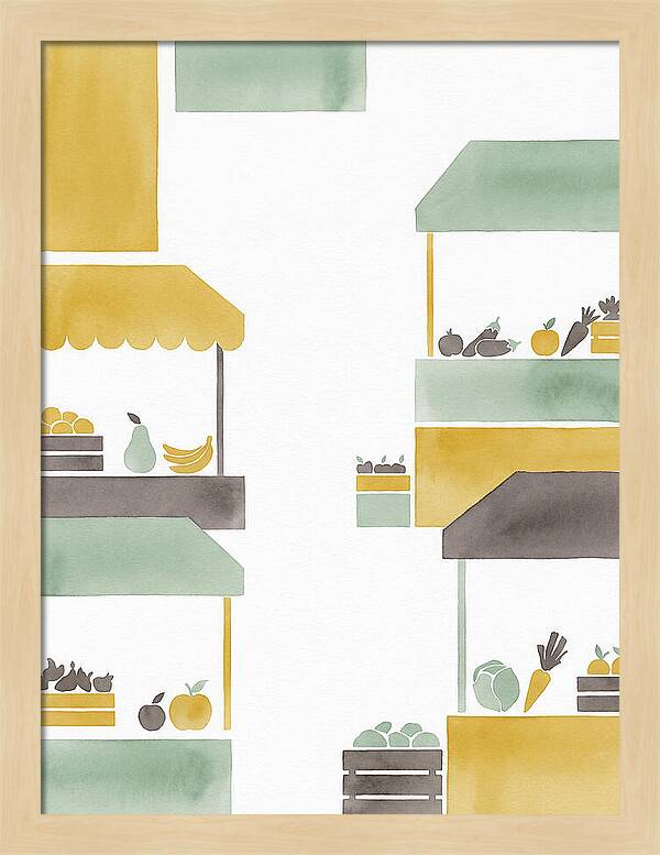Vibrant Market Scene