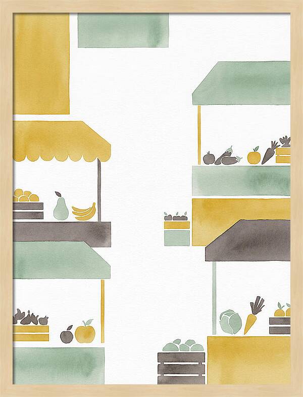 Vibrant Market Scene