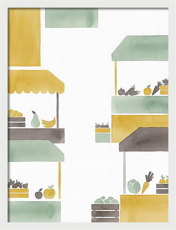 Vibrant Market Scene