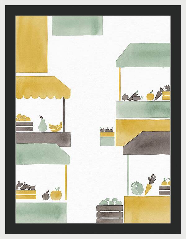 Vibrant Market Scene