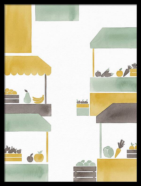 Vibrant Market Scene