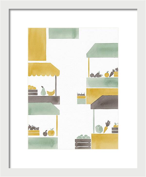 Vibrant Market Scene