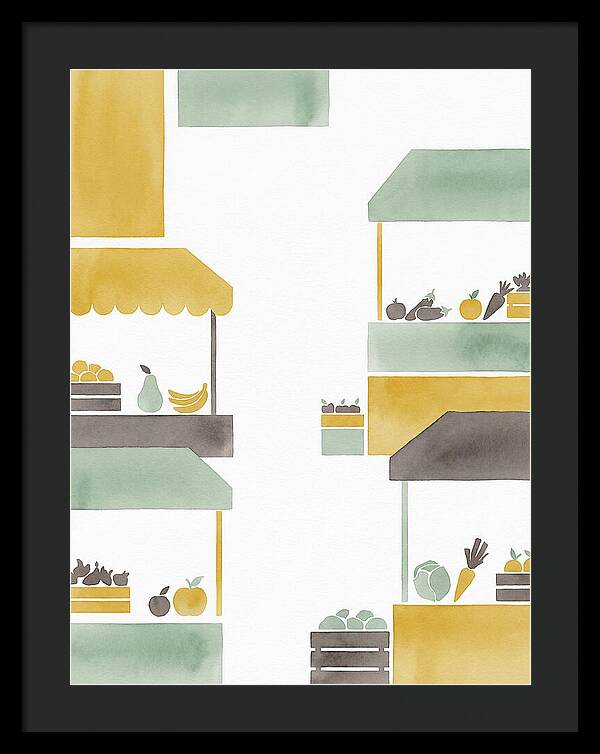 Vibrant Market Scene