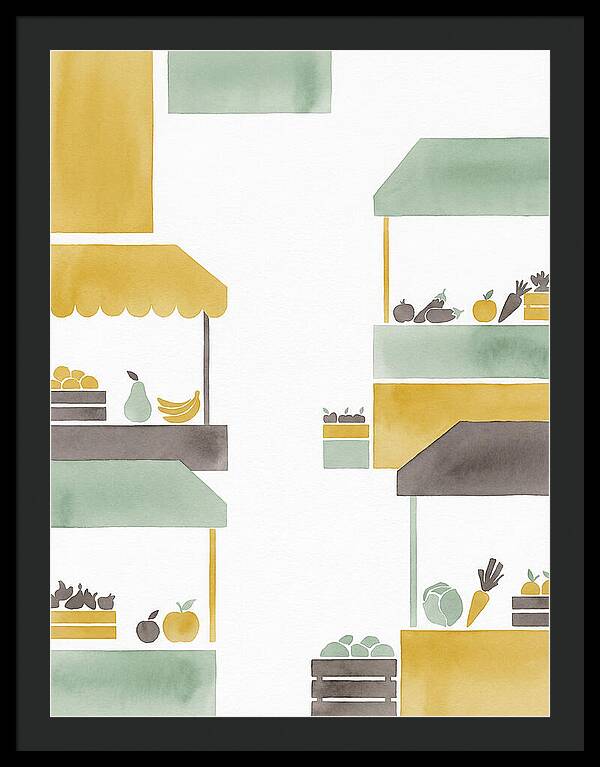 Vibrant Market Scene